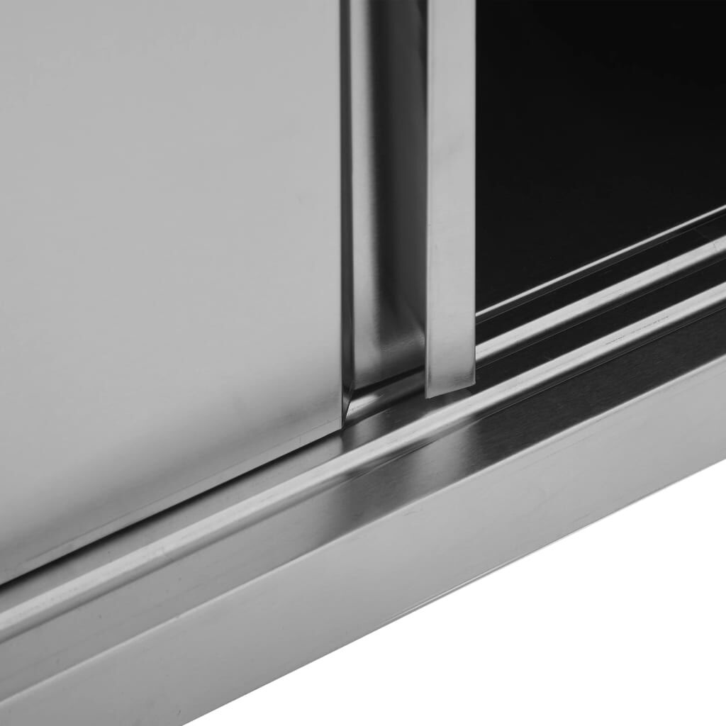Keukenwandkast RVS 90cm - 35% Korting! (Beschadigd)
