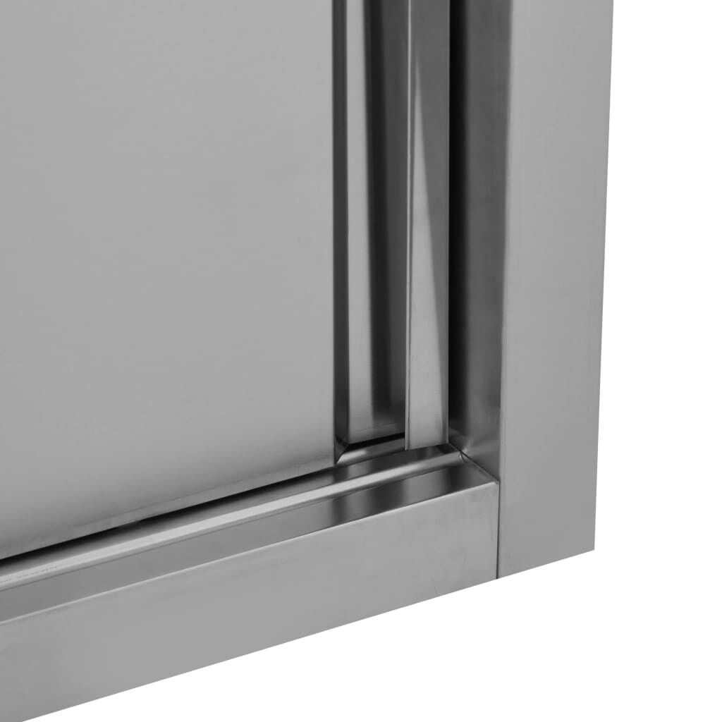 Keukenwandkast RVS 90cm - 35% Korting! (Beschadigd)