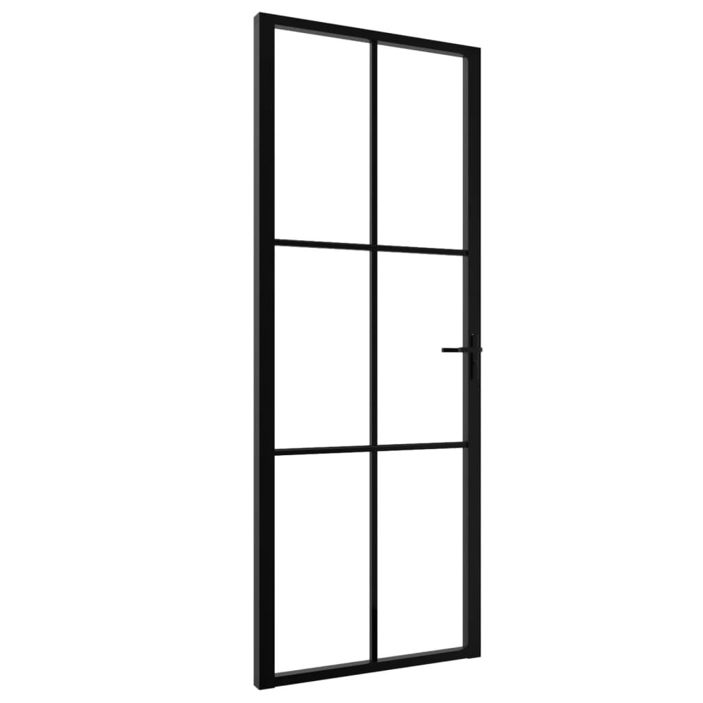 vidaXL Binnendeur 76x201,5cm Zwart - 35% Korting!