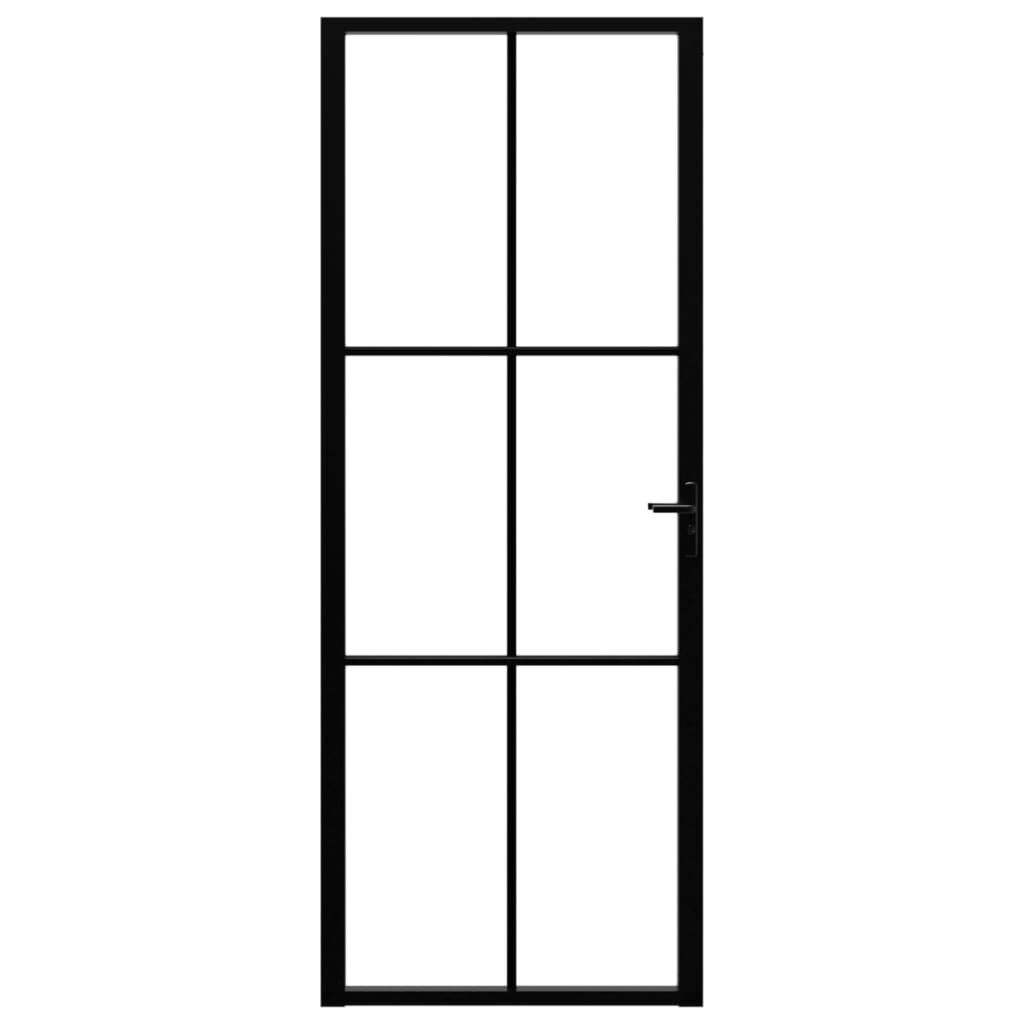 vidaXL Binnendeur 76x201,5cm Zwart - 35% Korting!