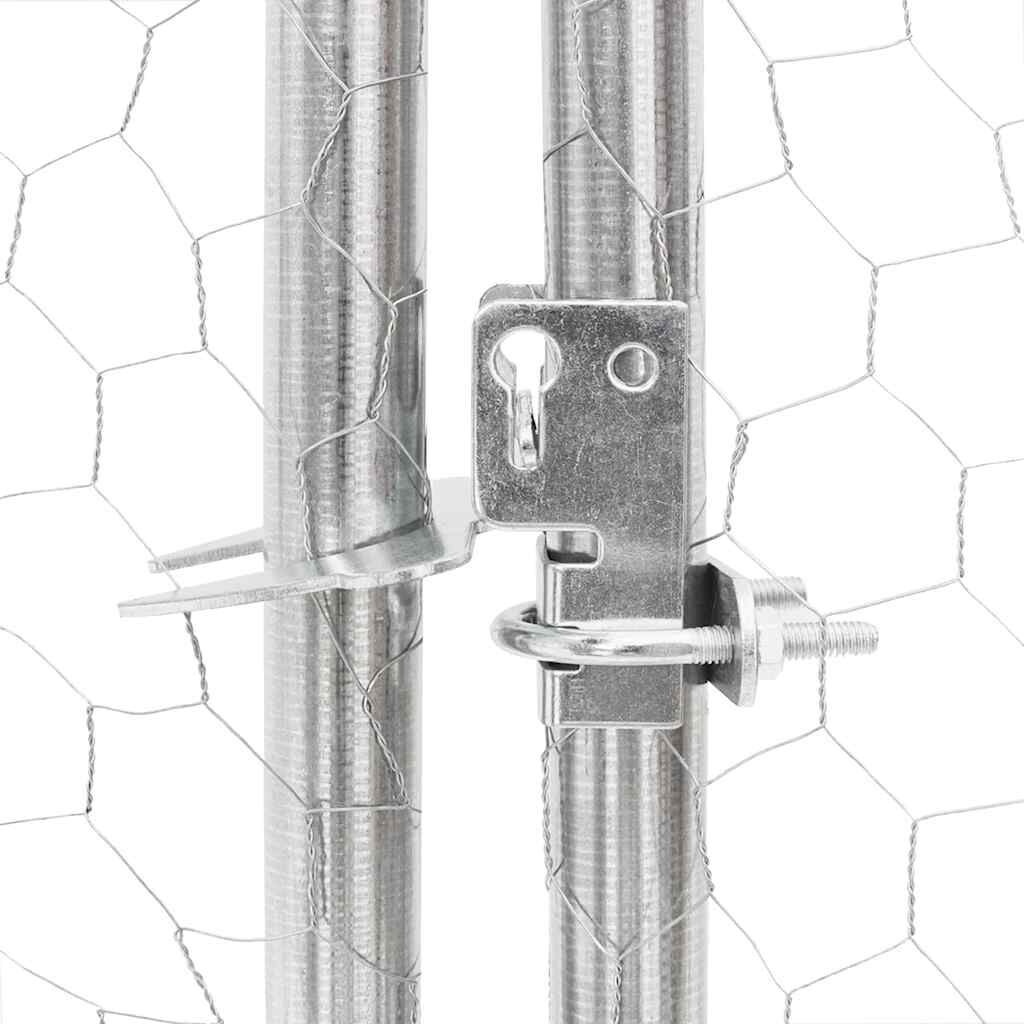 Hondenkennel 2x1x1m Gegalvaniseerd -35%! Topdeal