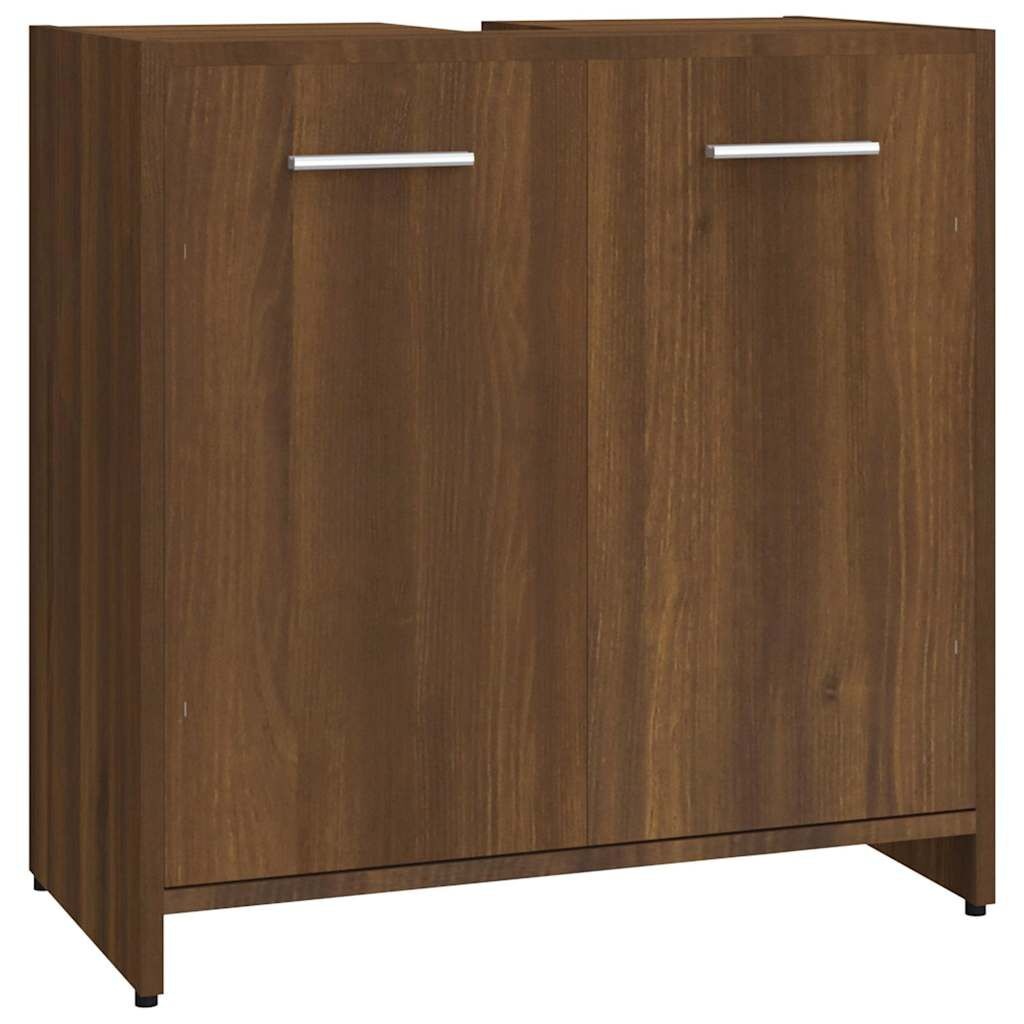 vidaXL Badkamerkast Bruin Eiken 60cm -35% Korting!