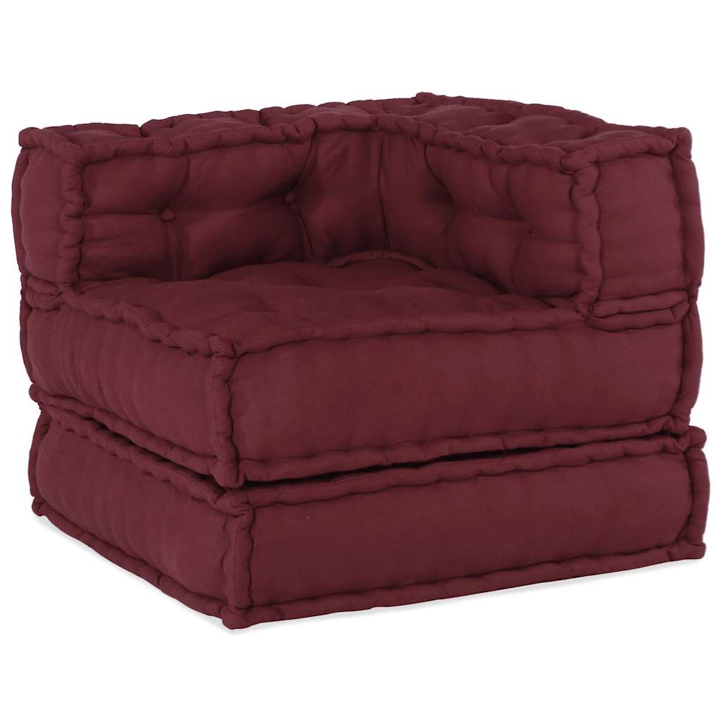 vidaXL Poef Kastanjebruin 70x70 -35% Korting! Retourtje