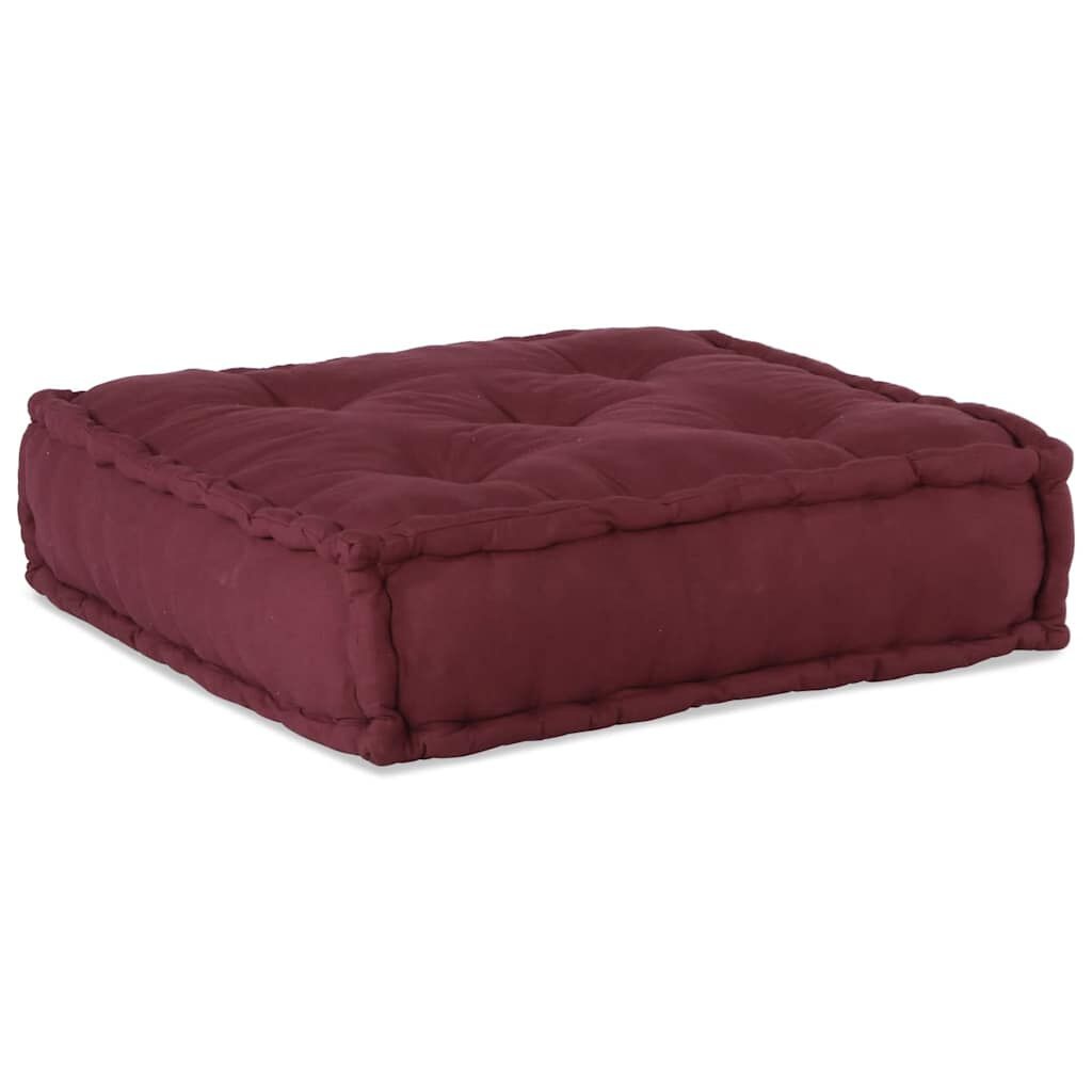 vidaXL Poef Kastanjebruin 70x70 -35% Korting! Retourtje