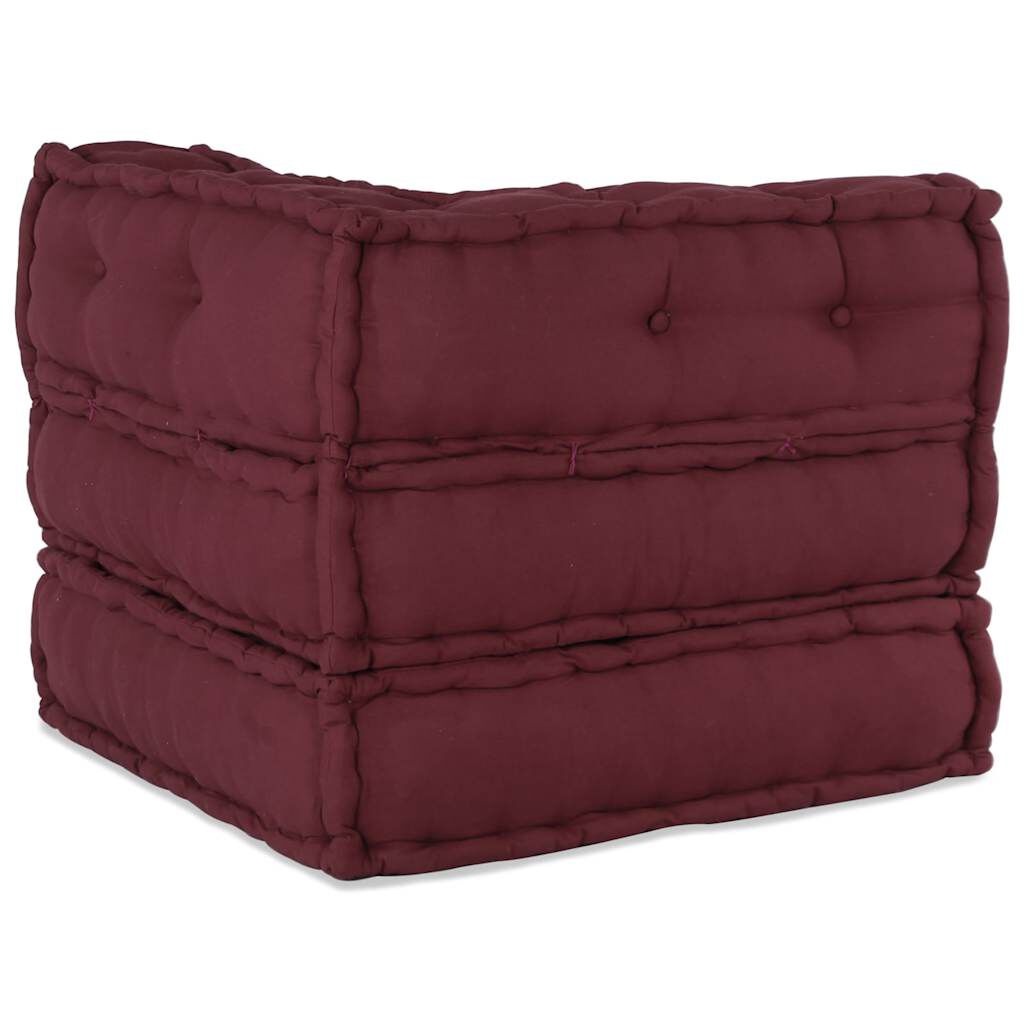 vidaXL Poef Kastanjebruin 70x70 -35% Korting! Retourtje