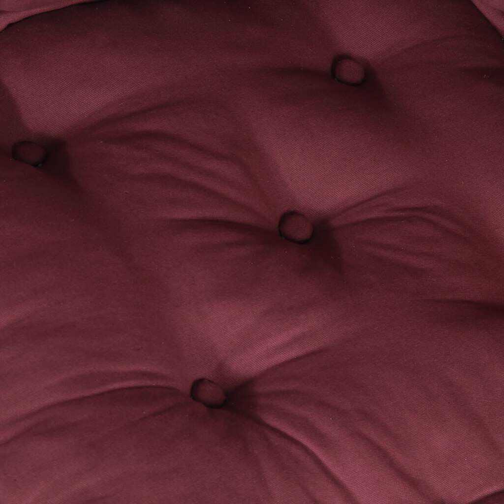 vidaXL Poef Kastanjebruin 70x70 -35% Korting! Retourtje