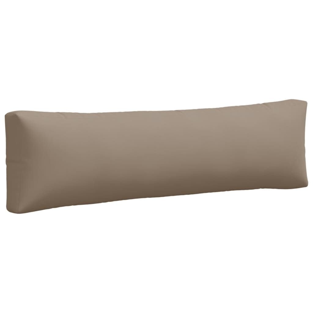 vidaXL Palletkussens Taupe (2 st.) - 35% Korting!