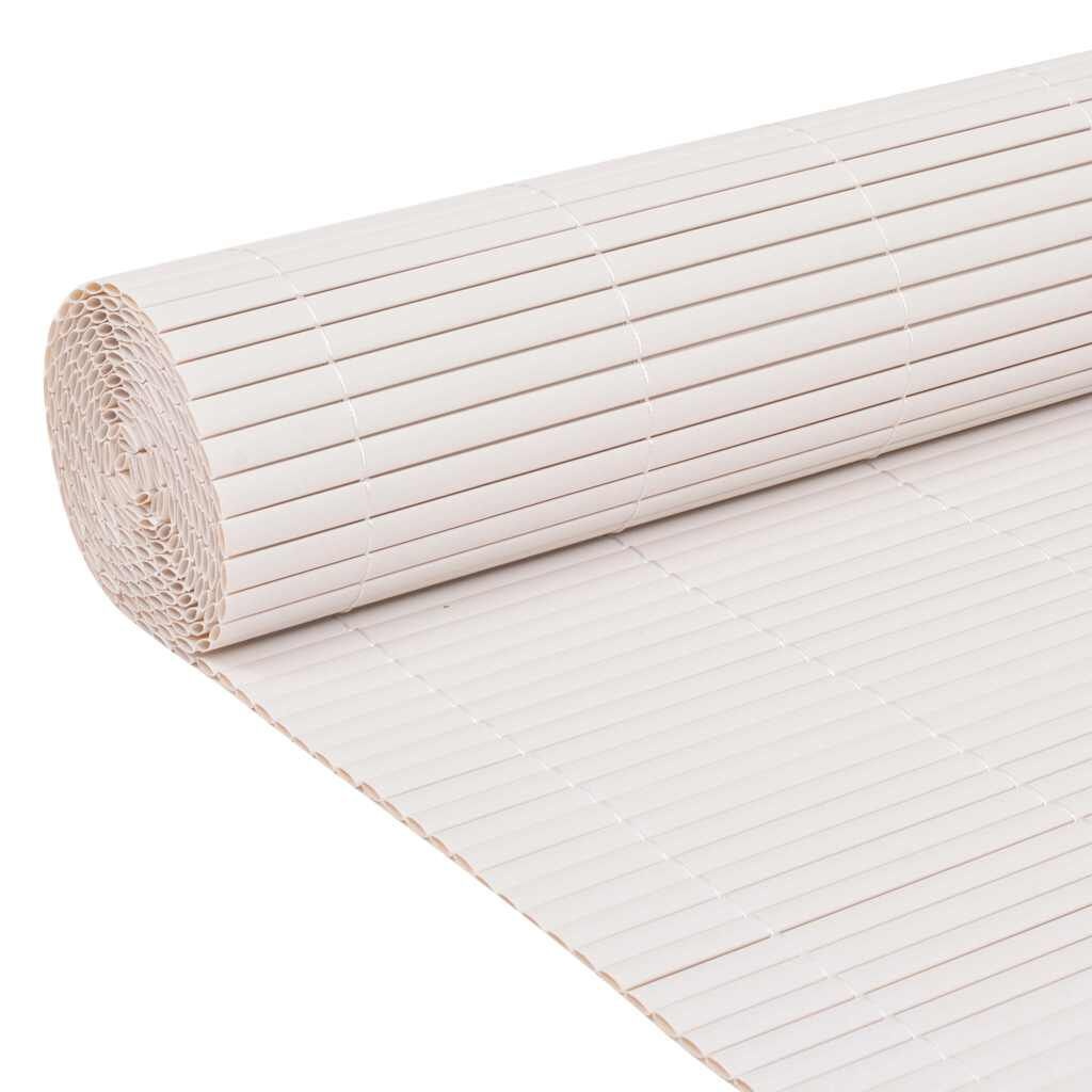 vidaXL Tuinafscheiding 90x500cm Wit - 35% Korting!