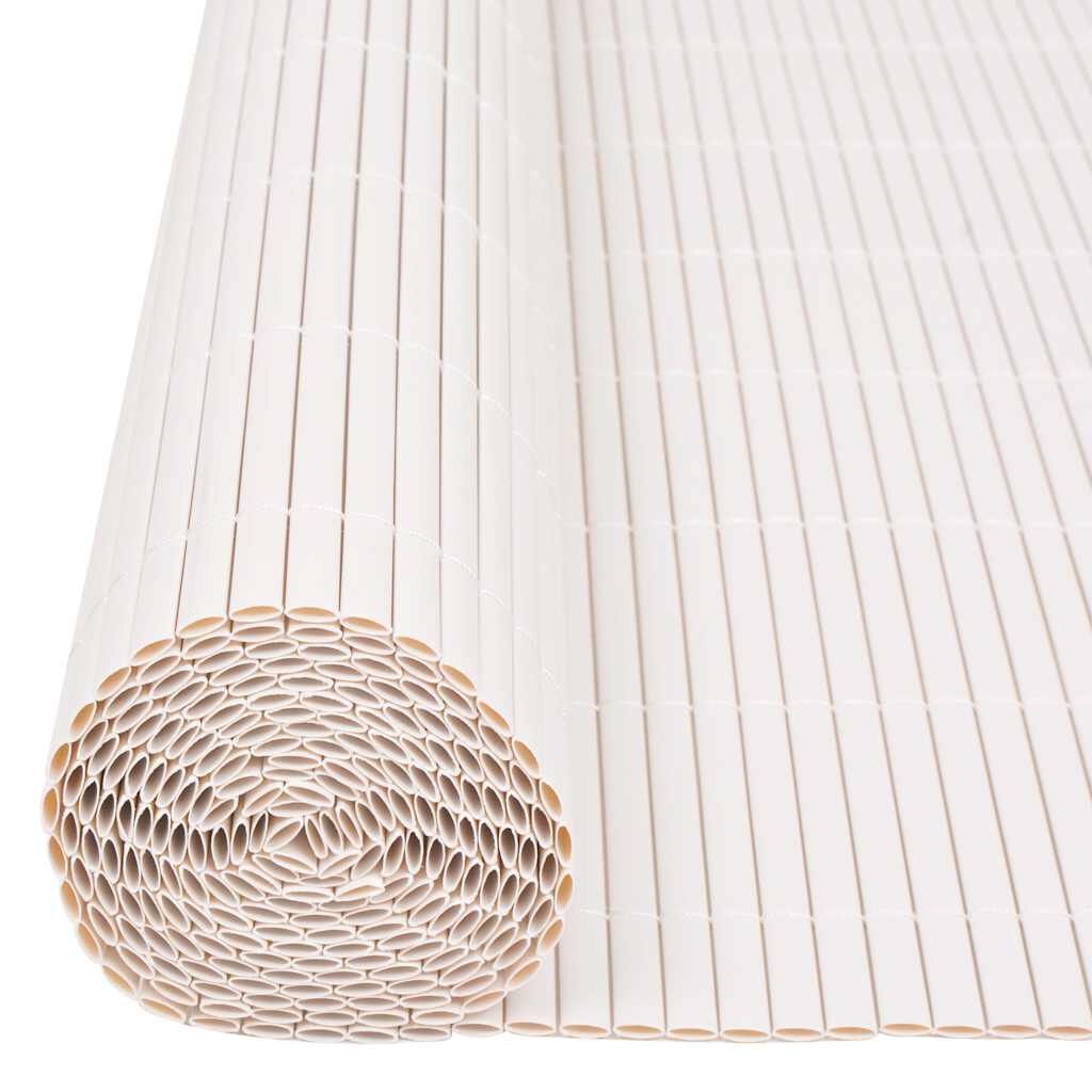 vidaXL Tuinafscheiding 90x500cm Wit - 35% Korting!