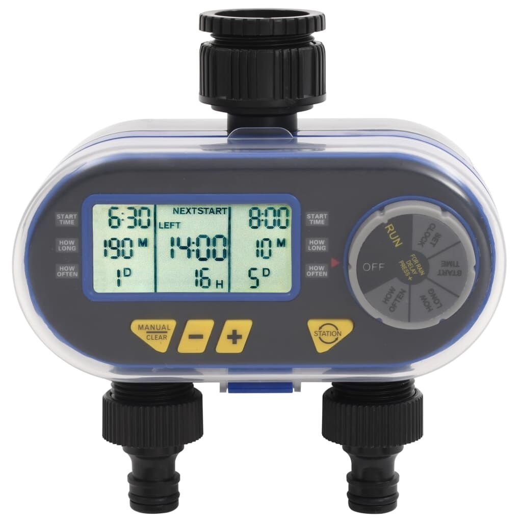 VidaXL Watertimer Digitaal Dubbel - 35% Korting!