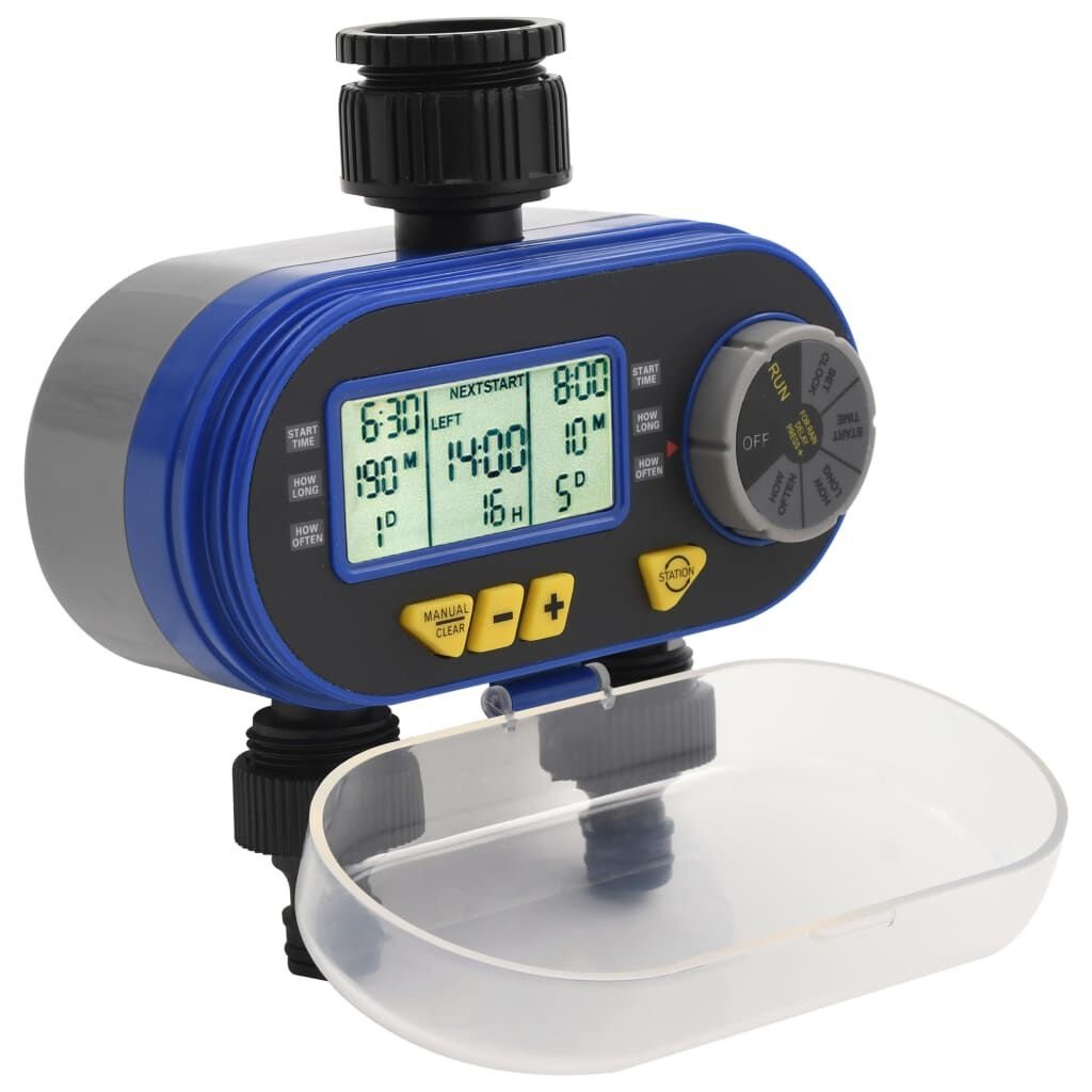 VidaXL Watertimer Digitaal Dubbel - 35% Korting!