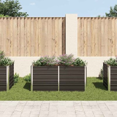 VidaXL Verhoogde Plantenbak 160cm Antraciet - 35% Korting!