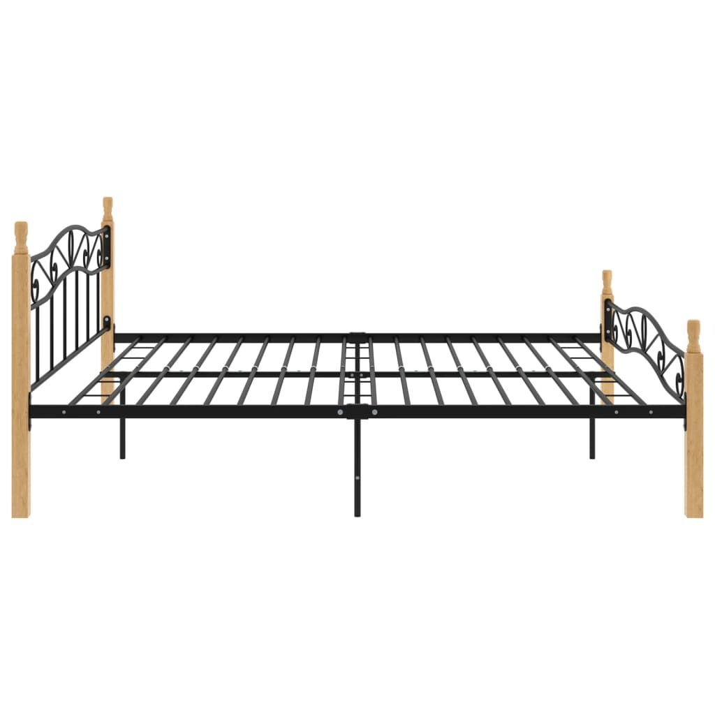 vidaXL Bed 180x200 Zwart Eiken -35%! Nieuwstaat!
