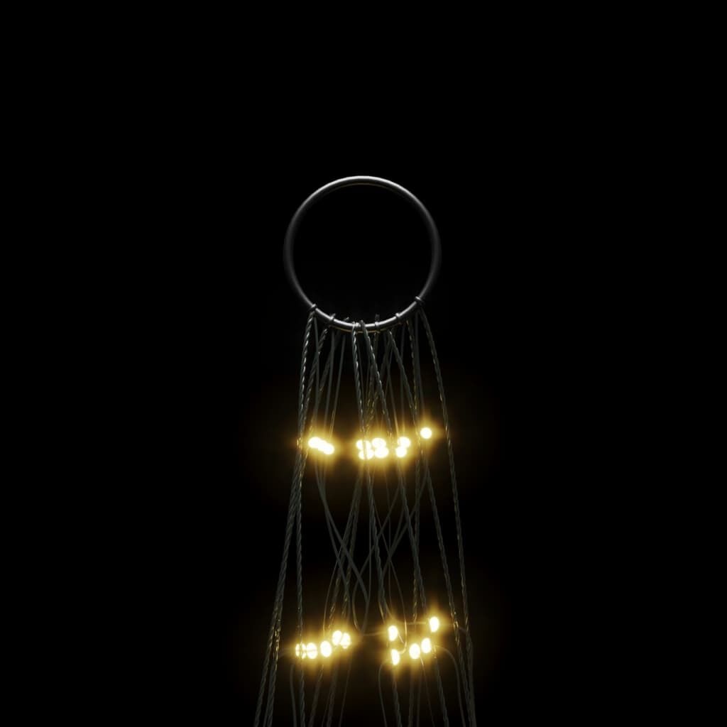 LED Kerstboom voor Vlaggenmast - 300cm, Warm Wit, 47% Korting!