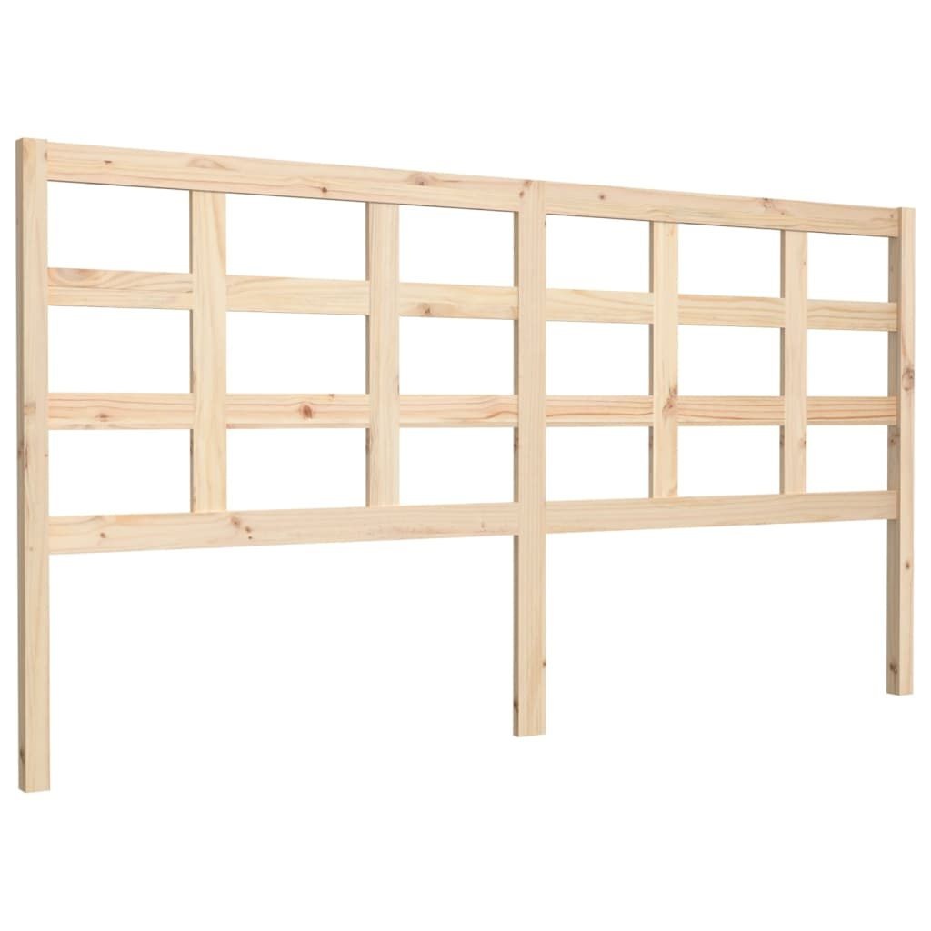 vidaXL Hoofdbord Grenenhout Zwart 185cm - 41% Korting!