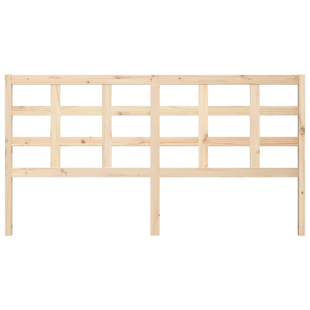 vidaXL Hoofdbord Grenenhout Zwart 185cm - 41% Korting!