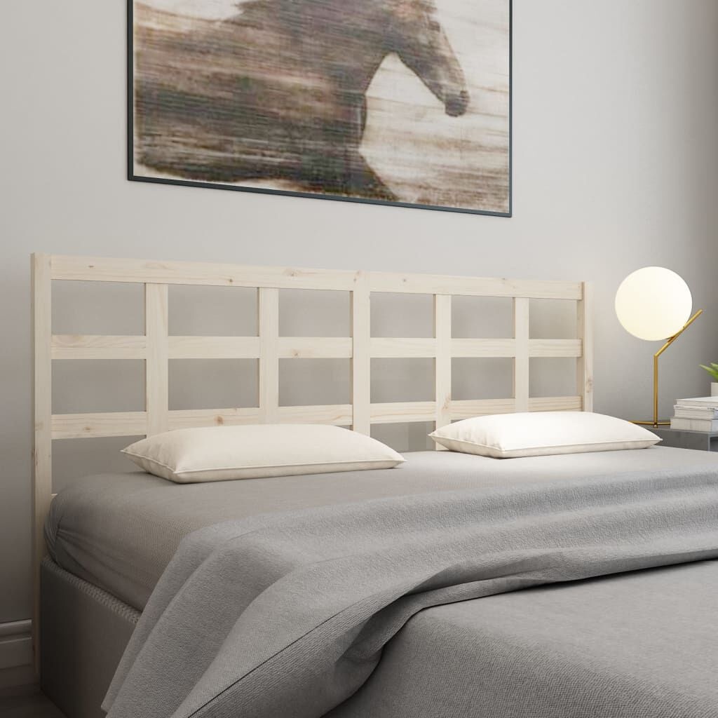 vidaXL Hoofdbord Grenenhout Zwart 185cm - 41% Korting!