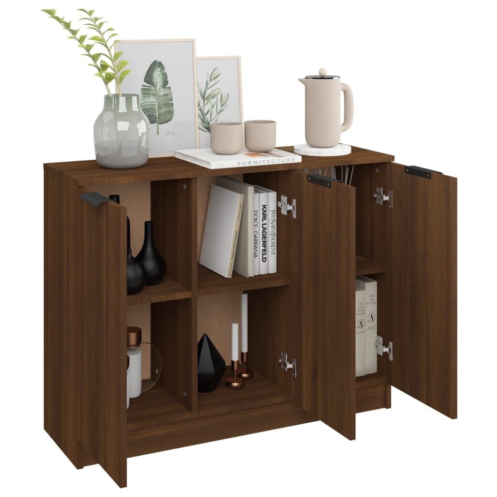 vidaXL Dressoir Bruineiken 90cm - 42% Korting!