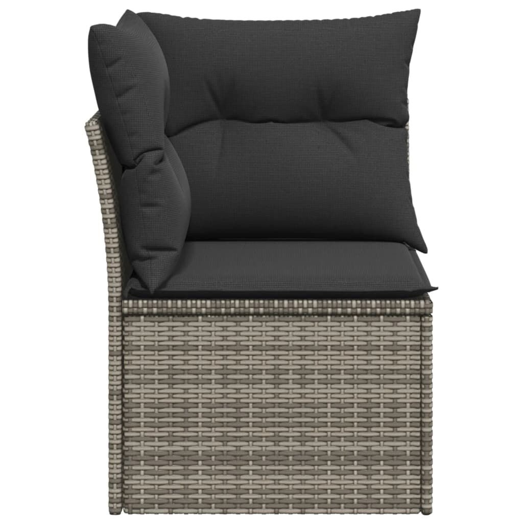 VidaXL Tuinhoekbank Grijs met Kussens - 41% Korting!