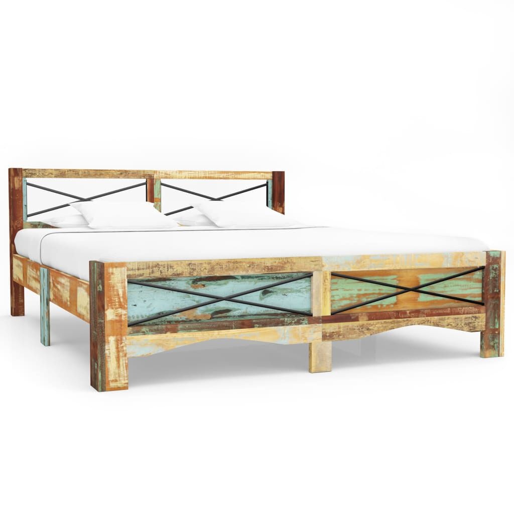 VidaXL Bedframe 180x200cm Gerecycled Hout -41%! Uniek!