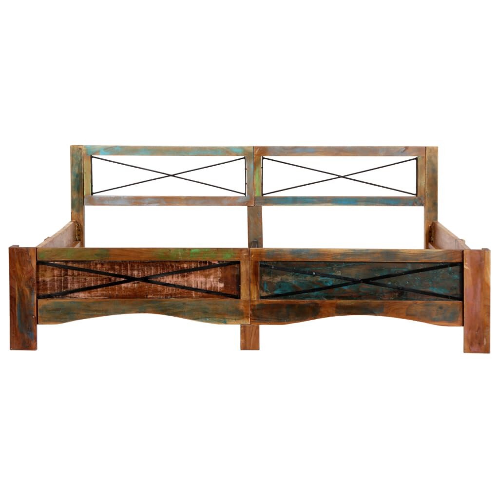 VidaXL Bedframe 180x200cm Gerecycled Hout -41%! Uniek!