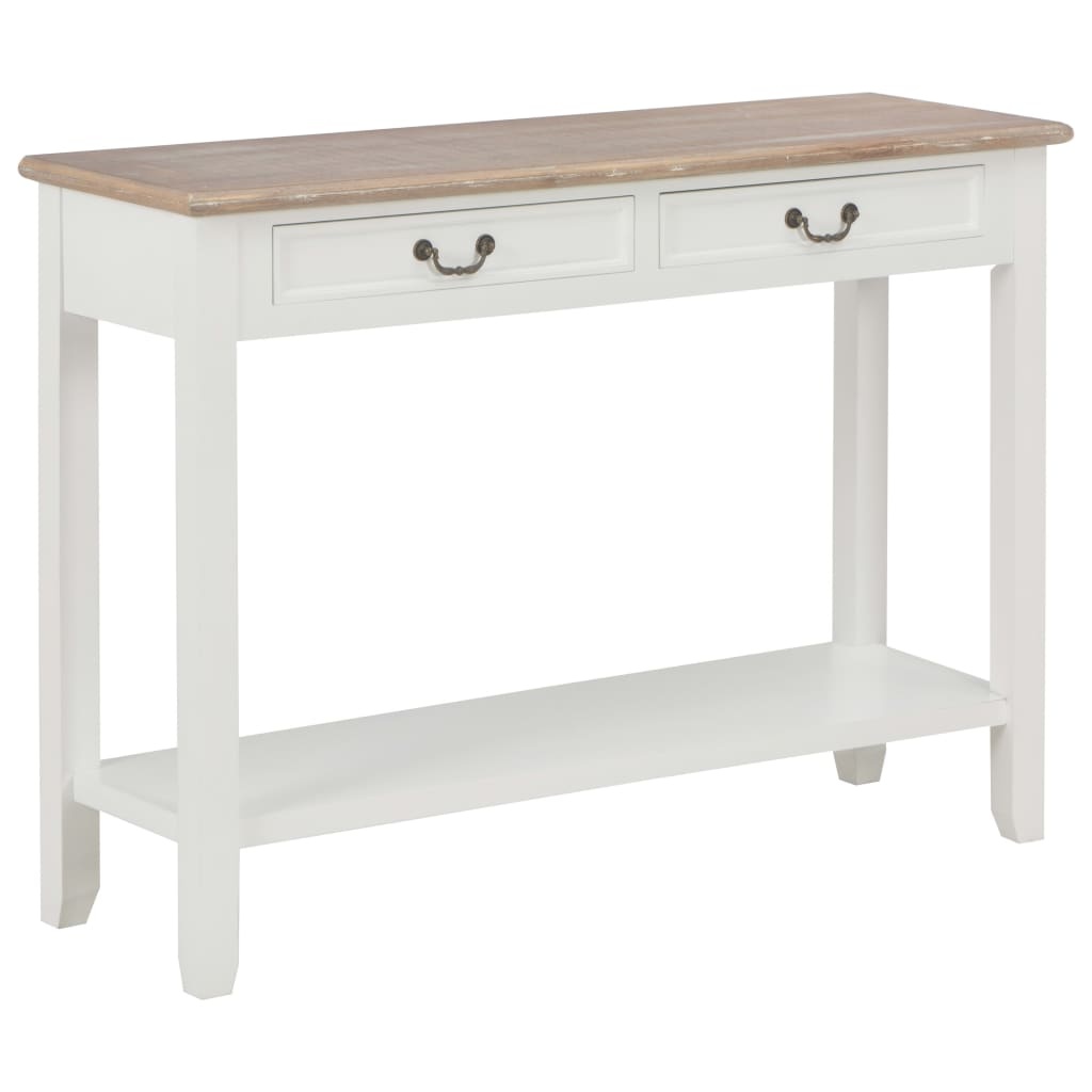 vidaXL Wandtafel Wit 110cm - 41% Korting! Krasje, Topdeal!