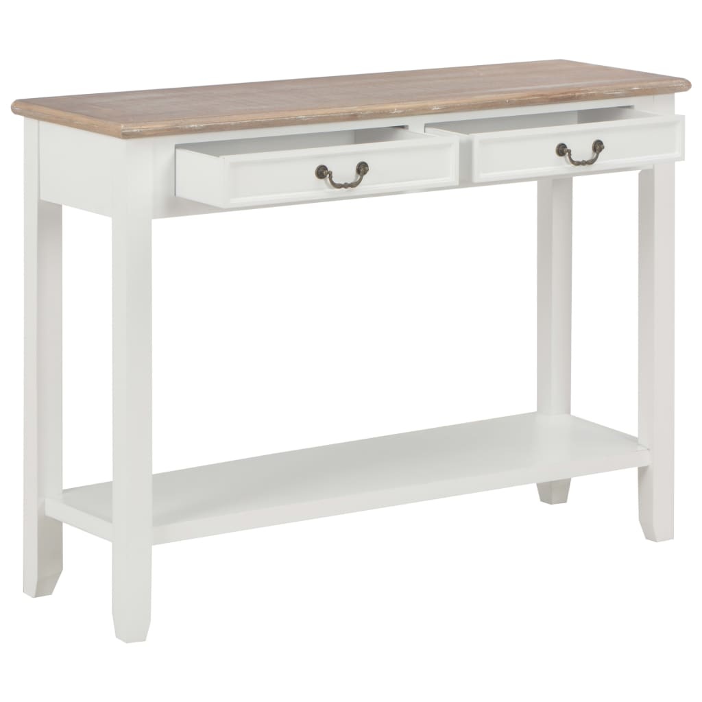 vidaXL Wandtafel Wit 110cm - 41% Korting! Krasje, Topdeal!