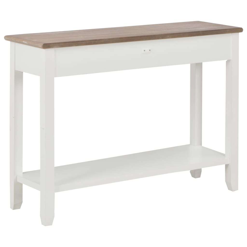 vidaXL Wandtafel Wit 110cm - 41% Korting! Krasje, Topdeal!