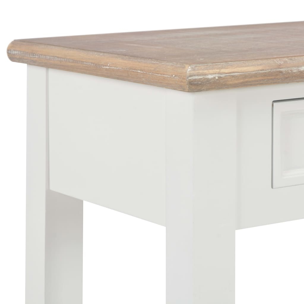 vidaXL Wandtafel Wit 110cm - 41% Korting! Krasje, Topdeal!