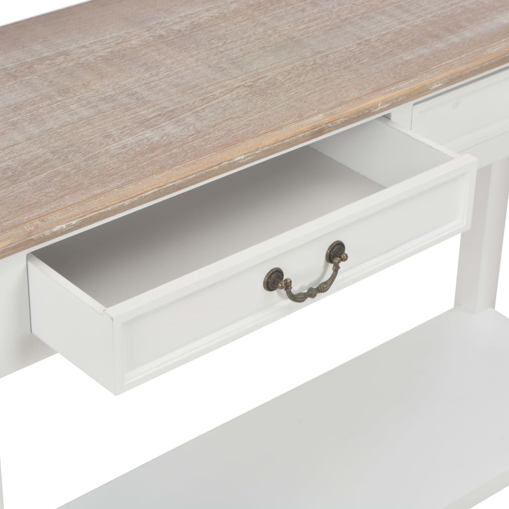 vidaXL Wandtafel Wit 110cm - 41% Korting! Krasje, Topdeal!