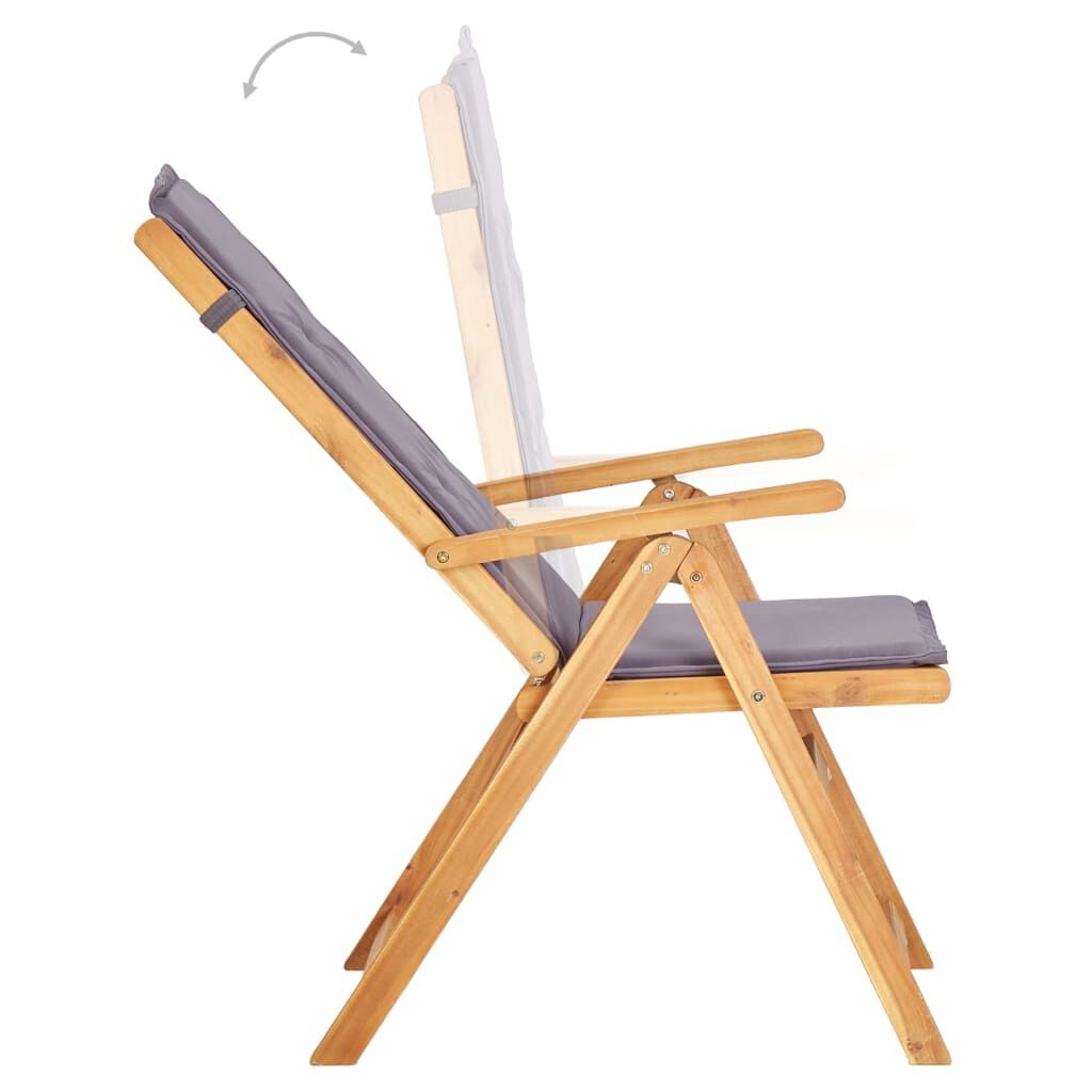 VidaXL Tuinstoelen (2 st) Acaciahout Bruin -42% Korting!