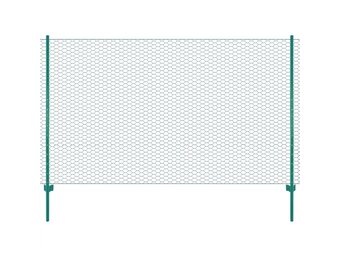 Draadgaashek 25x2m Groen - 42% Korting! (Nieuwstaat)