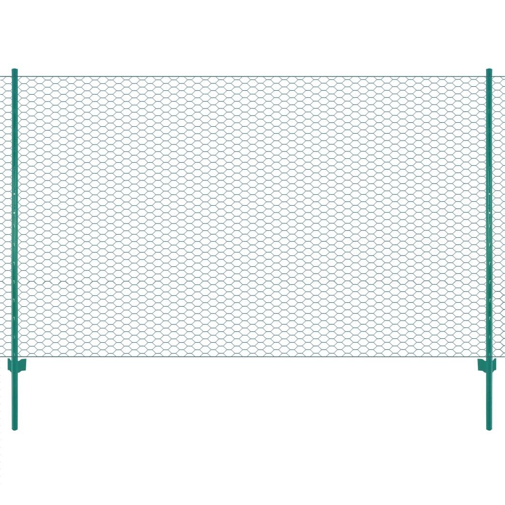 Draadgaashek 25x2m Groen - 42% Korting! (Nieuwstaat)