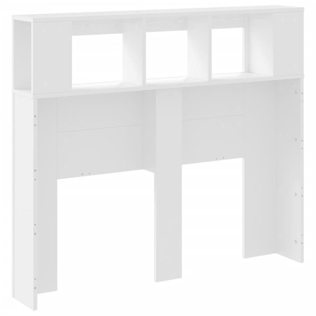 vidaXL LED Hoofdbord 120cm Wit - Zo Goed Als Nieuw! 42% Korting