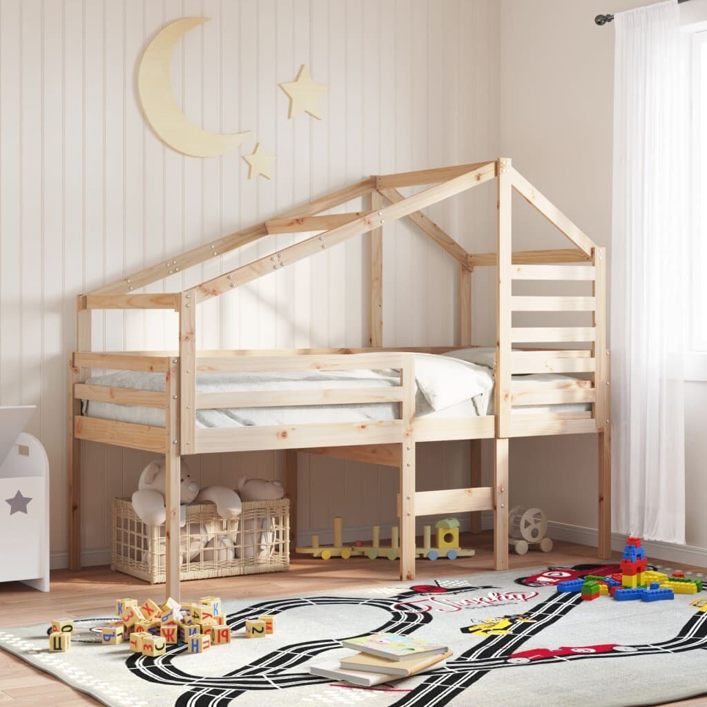 vidaXL Kinderbedhuisje Grenen - 198cm - 41% Korting!