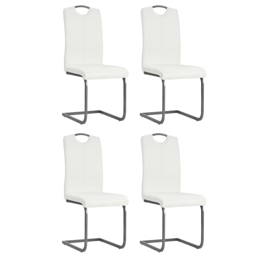 vidaXL Eetkamerstoelen (4 stuks) Wit - 42% Korting!
