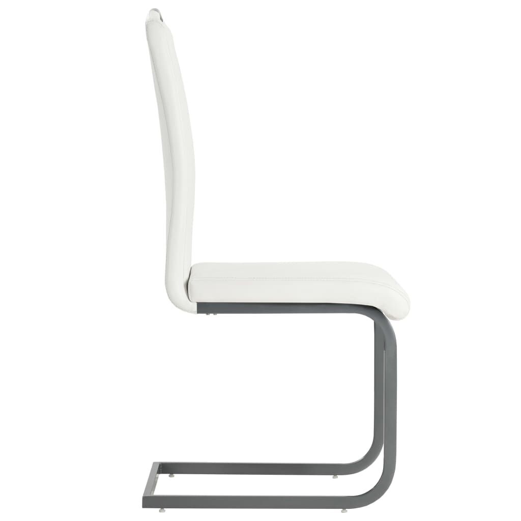 vidaXL Eetkamerstoelen (4 stuks) Wit - 42% Korting!
