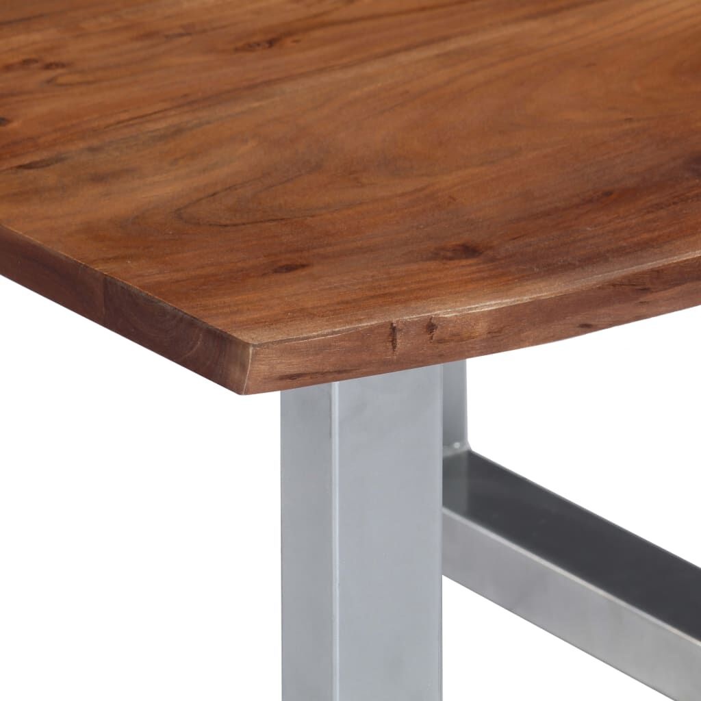 Salontafel Acaciahout 60x60 - Natuurlijke Rand - 42% Korting!