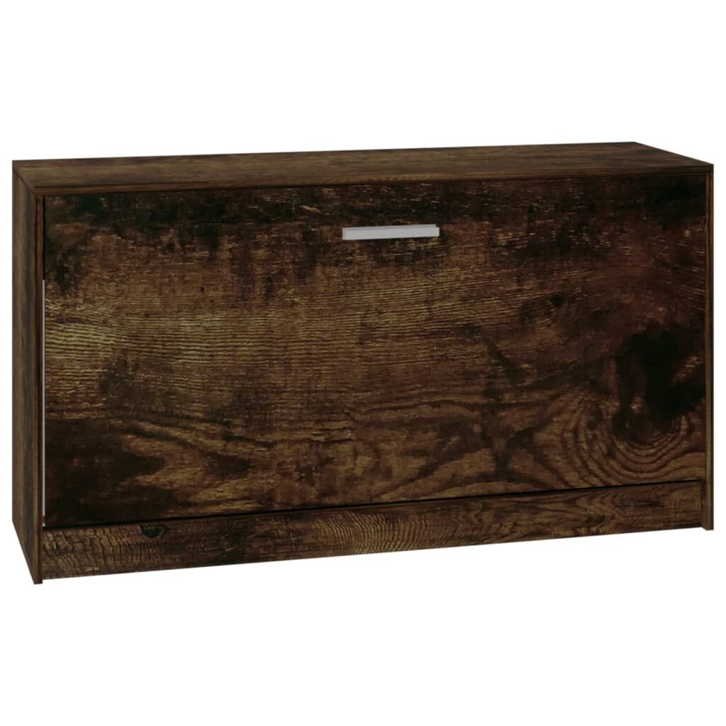 Schoenenbank Gerookt Eiken 80cm - 42% Korting!