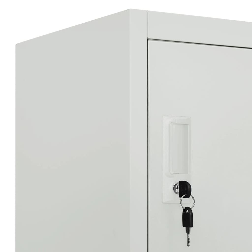 vidaXL Lockerkast Grijs - 6 Vakken - 42% Korting!