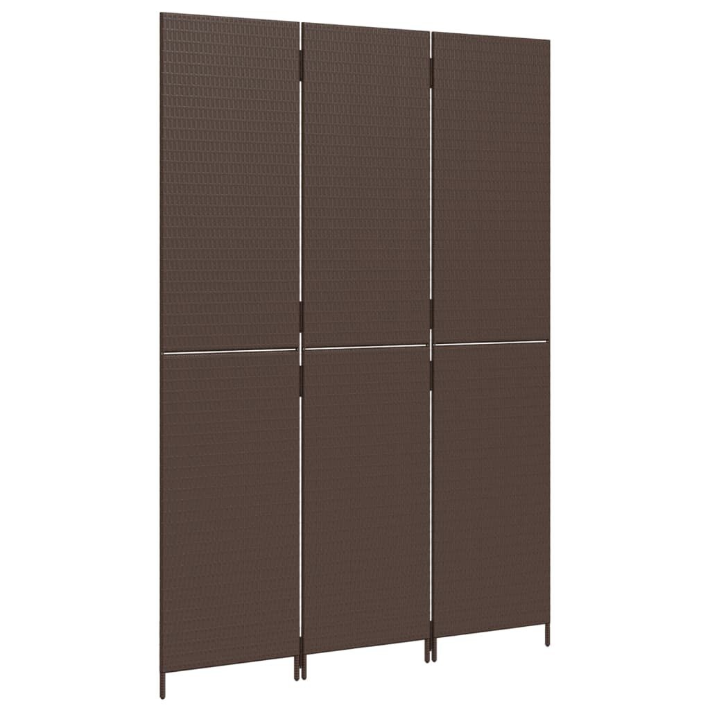 Kamerscherm 3 Panelen Bruin Rattan - 41% Korting!