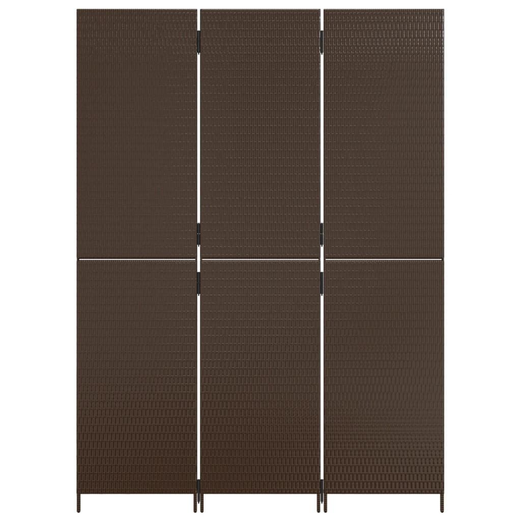 Kamerscherm 3 Panelen Bruin Rattan - 41% Korting!