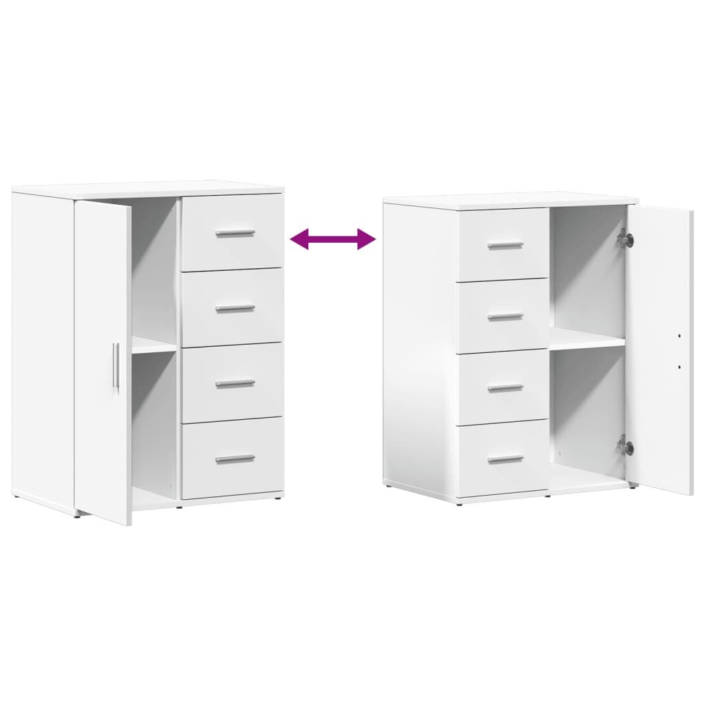 VidaXL Dressoir Wit 59cm - 47% Korting! Showroommodel