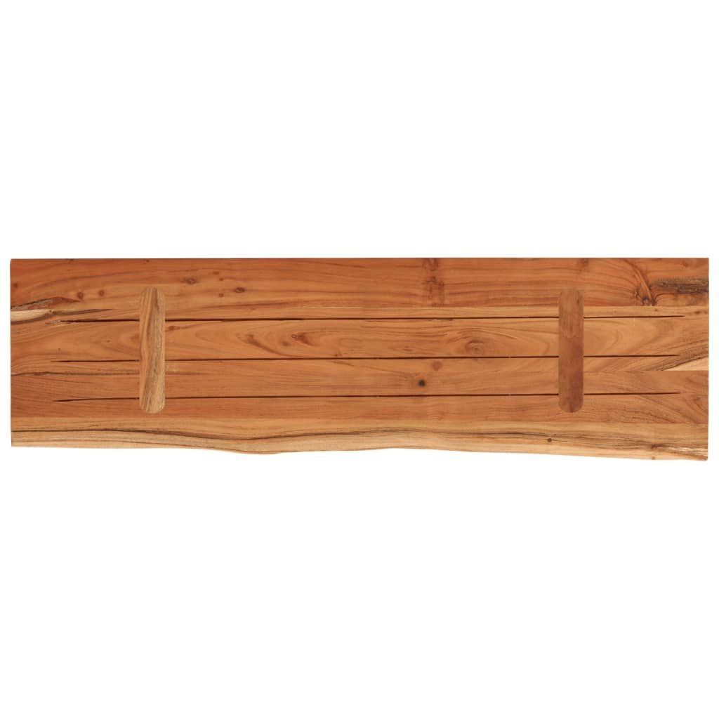 Wandschap Acaciahout 70cm - Natuurlijke Rand - 47% Korting!
