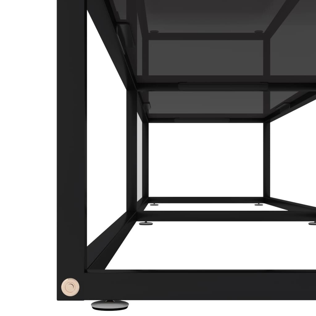 vidaXL TV-Meubel Zwart Glas 200cm - 35% Korting!