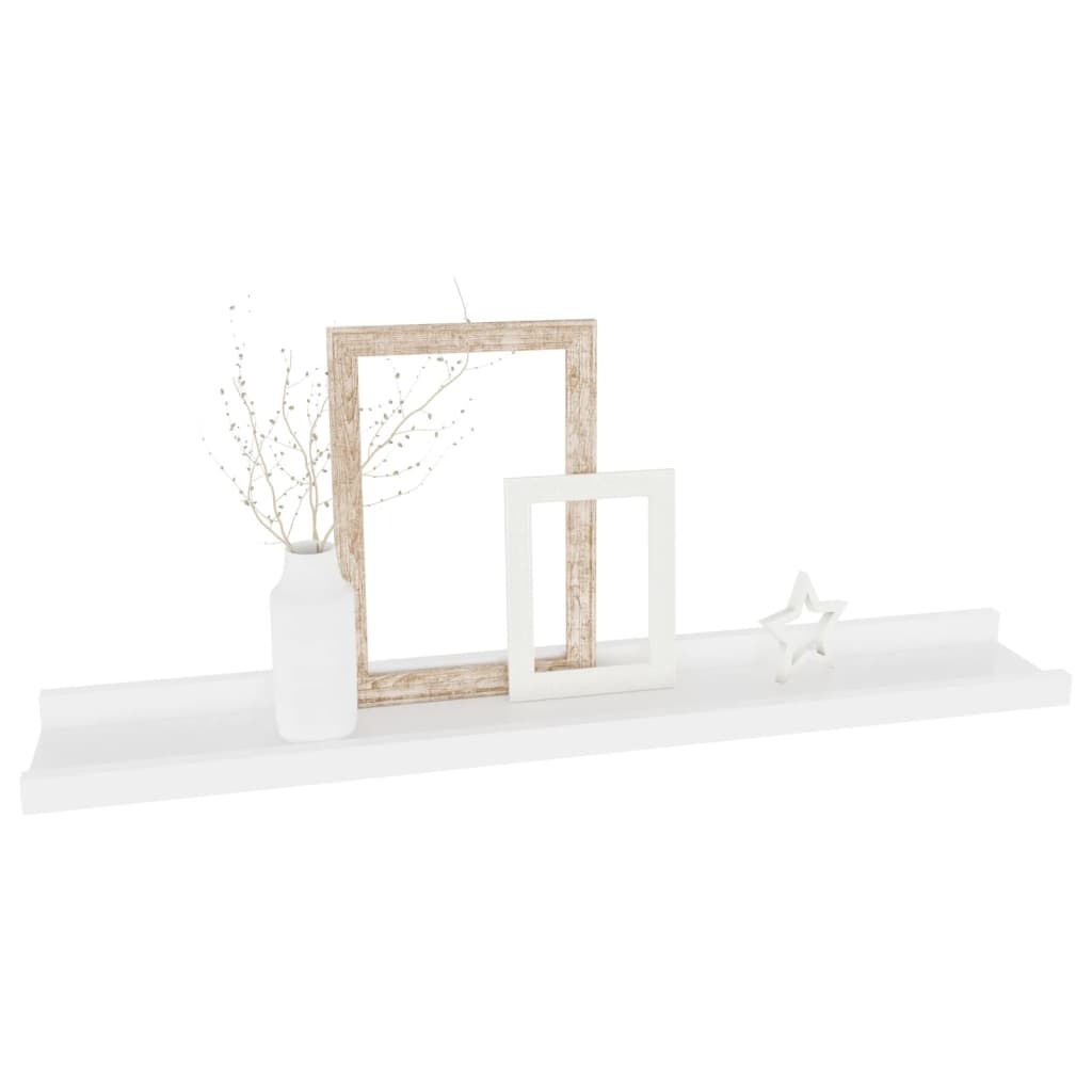 vidaXL Wandschappen 4 st Wit 60cm - 35% Korting!