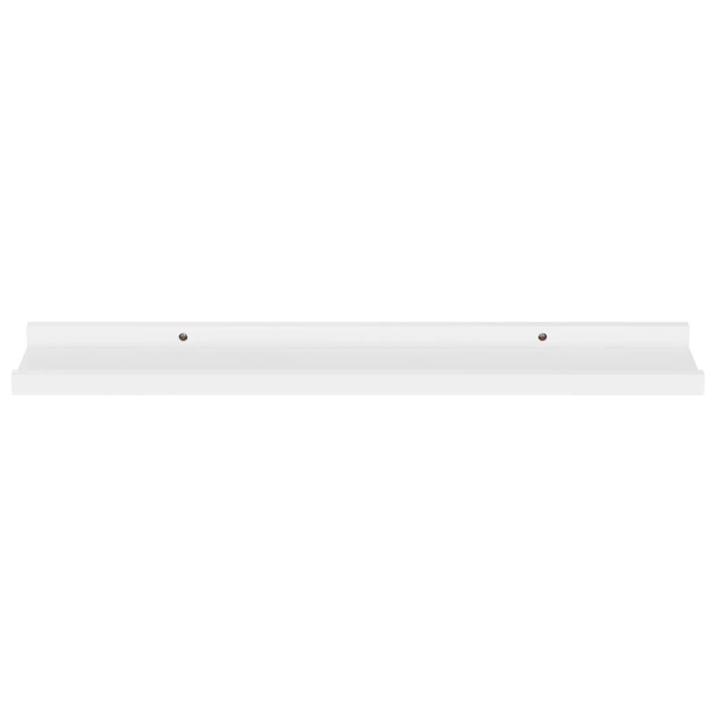 vidaXL Wandschappen 4 st Wit 60cm - 35% Korting!