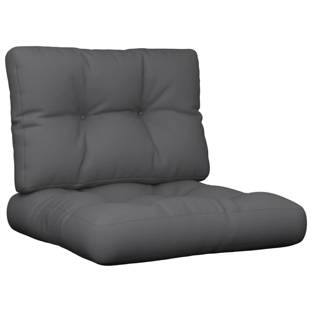 VidaXL Palletkussens Antraciet - 2 stuks - 35% Korting!
