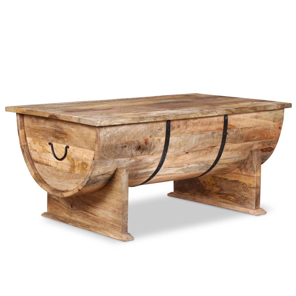 vidaXL Salontafel Mangohout 88x50cm - 35% Korting!