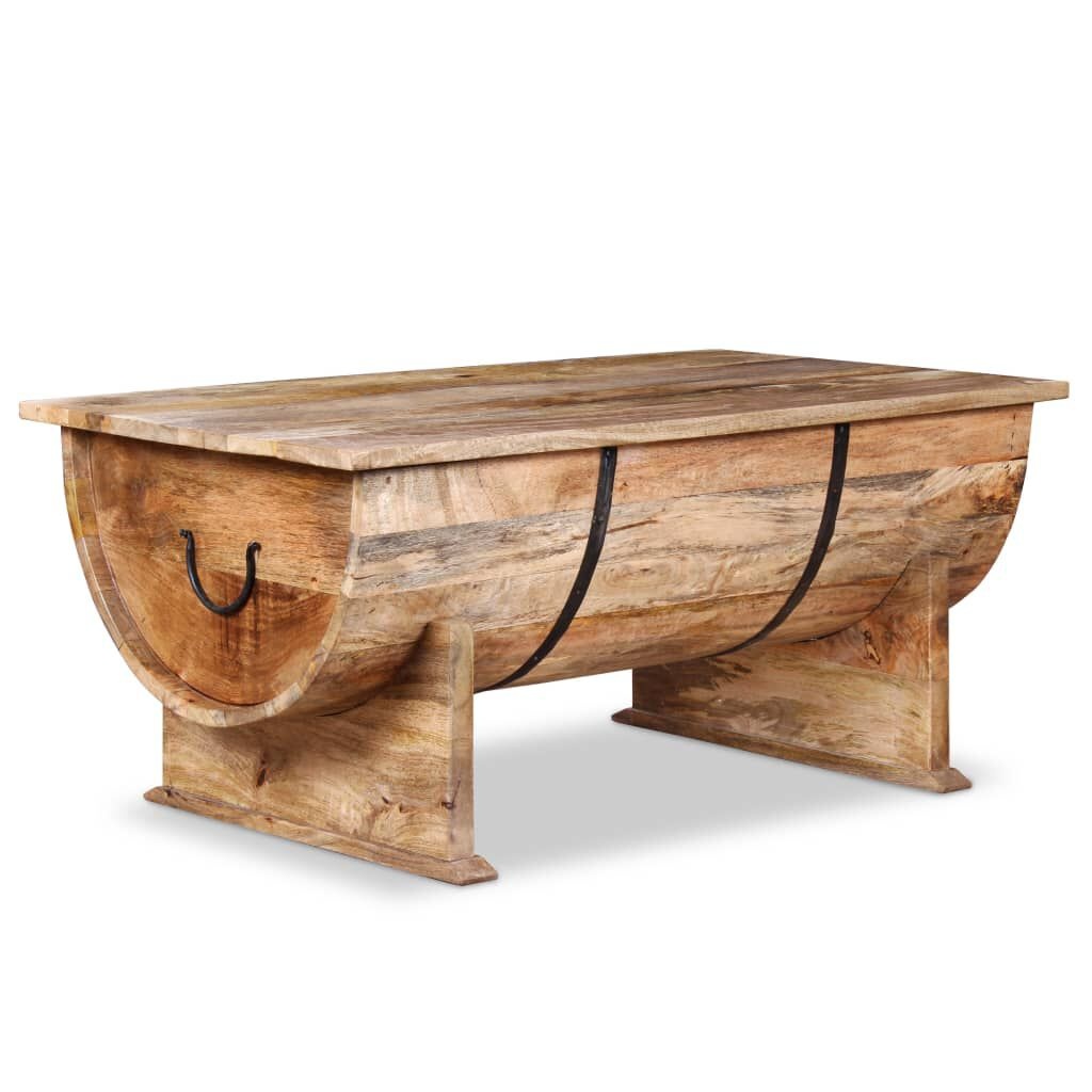vidaXL Salontafel Mangohout 88x50cm - 35% Korting!